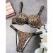 Комплект леопард Victoria's Secret чашка 80B. Код: С55